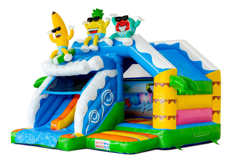 Hüpfburg Doubleslide Combo Sommer Party mieten