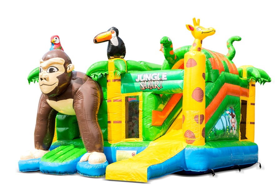 Hüpfburg Multiplay Safari mieten