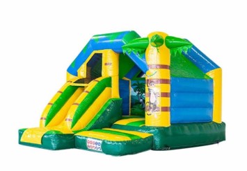 Hüpfburg Slide Combo Dschungel mieten